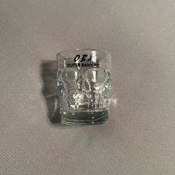 OBX Outer Banx, North Carolina 2OZ Skull Shaped Shot Glass