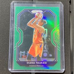 2021 DIANA TAURASI Panini Prizm Green Prizm Base - GOAT!