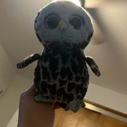 TY- Blue Owl , Leopard Print 