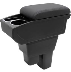 Honda Fit Jazz 2009-2013 Car Armrest Console w/ Cup Holders Storage