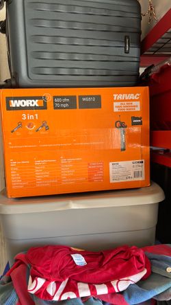 Trivac 3-1 blower and vacuum/mulched brand new in box