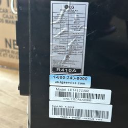 LG - 14000 (DOE) BTU 115-Volt Portable Air Conditioner Cools 350 Sq. Ft. with Dehumidifier and Wi-Fi in Gray LG - 8,000 (DOE) BTU 115-Volt Portable Ai