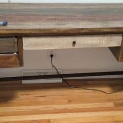 Rustic Wooden Desk 