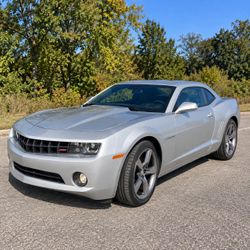 2010 Chevrolet Camaro LT with RS package . Silver . Clean. Low miles