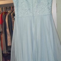 Baby blue prom dress or prime minister