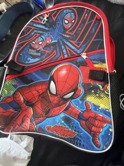 spiderman bag n lunch bag
