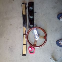 Detachable Steering Wheel Gages Mirror 