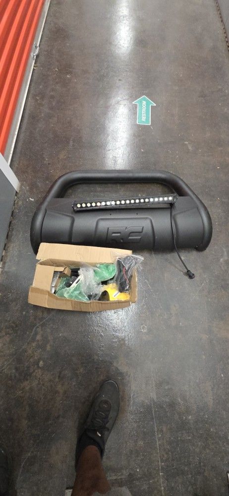 Grill Guard With Light Assembly For 2015 Dodge Ram