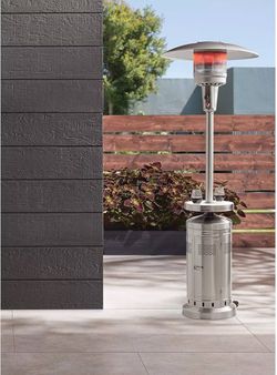Used Member's Mark Stainless Steel Patio Heater with LED Table 48,000 BTUs (I have 2) each $130 like new
