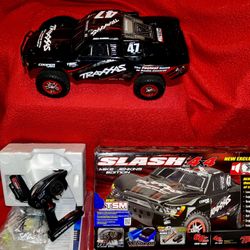 COLLECTABLE- Traxxas Slash 4x4- Mike Jenkins Edition 1/10 Rare On Board Audio- LIKE NEW- ⬇️READ AD⬇️