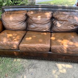 Leather Couch 