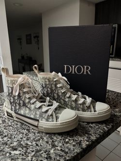 Dior B23 High-Top Oblique Sneakers