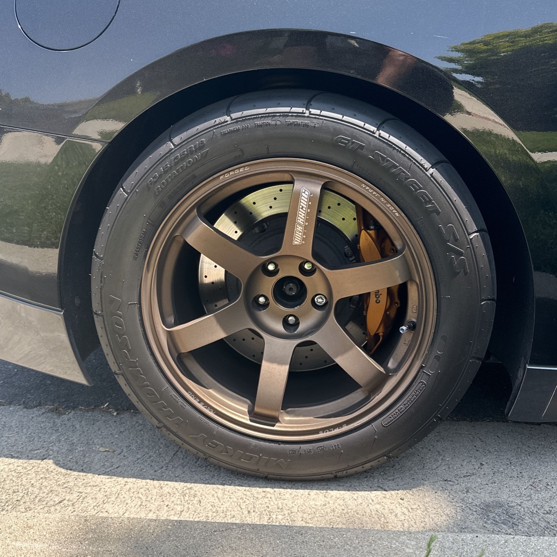 Nissan GT-R Volk Racing TE37 Mickey Thompson S/S