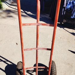 800 lbs Capacity 2 Wheel Red Steel Heavy Duty Hand Truck 