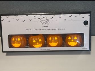Musical Jack-O-Lanterns Light String
