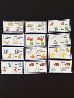 Rhyming Word Matching Puzzle