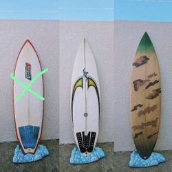 5'10 CI Twin, 6' Zilla Thruster, 6'5 Quad Surfboards 