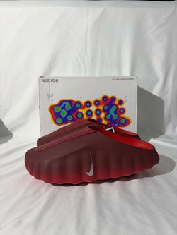 Red Nike Mind 001 Slides