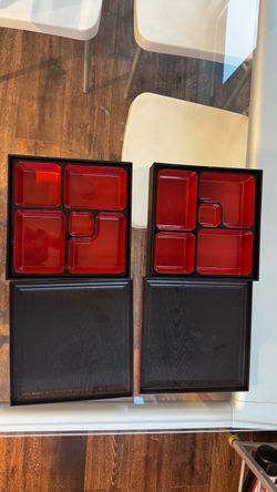 Set of 2 Japanese Shokuzen Bento Boxes