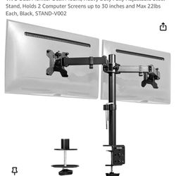 Dual 23” Acer V246 Monitors and  Vivo Stand