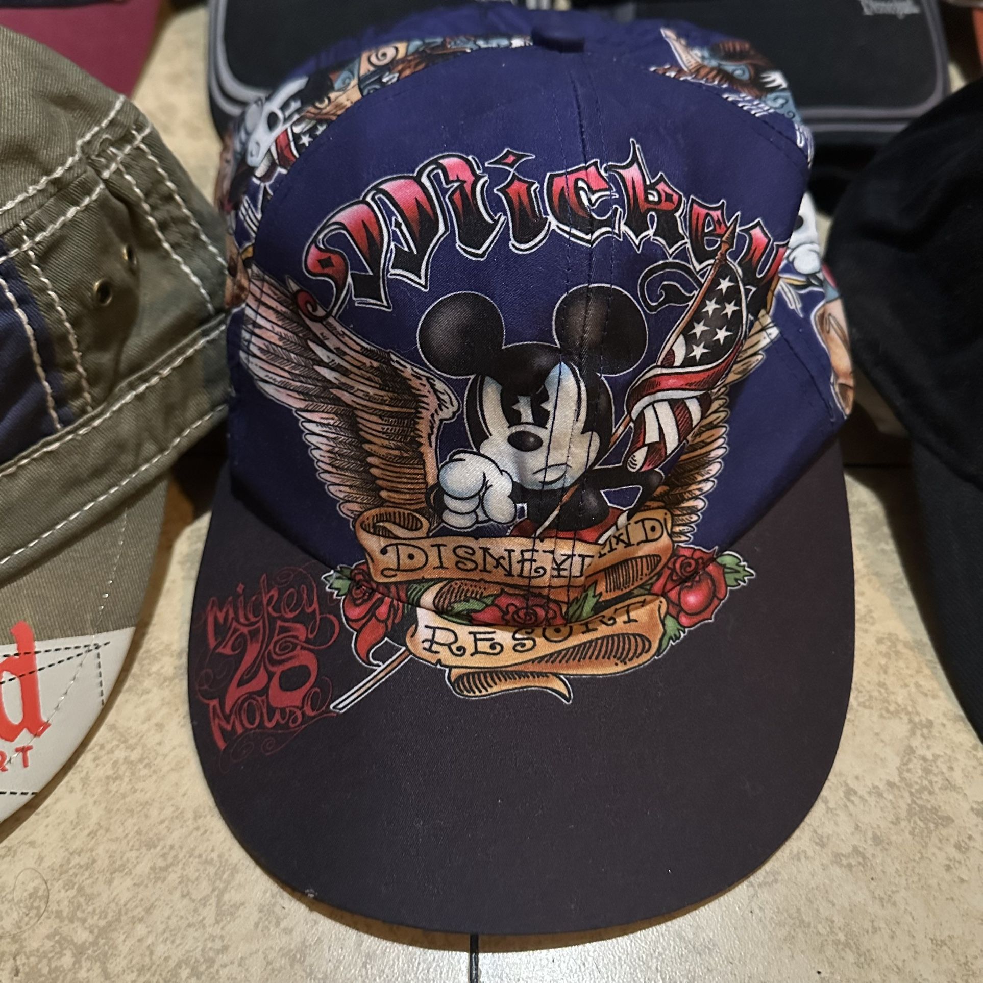 9 Disney Hats Lot Some Rare, Vintage 90s 2000s Y2k Disneyland