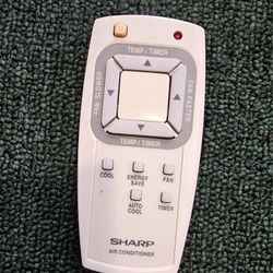 Sharp Wall Unit AC Remote Control 