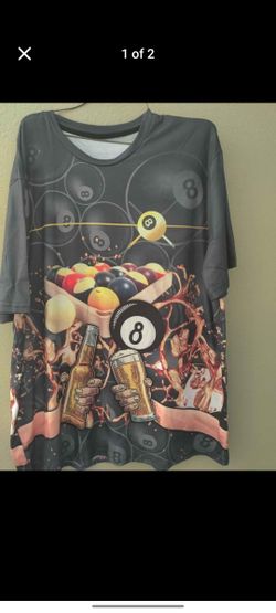 Unisex Men's/Woman's Pool Hall Billiards Top ( XXL, Guys Like XL)