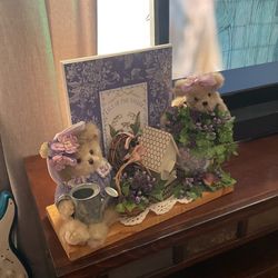Lily Of The Valley Bear Diorama Decoration 