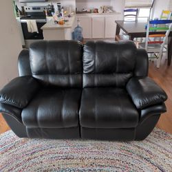 Black Recliner Couch