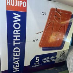 Rujipo Heated throw- new in box