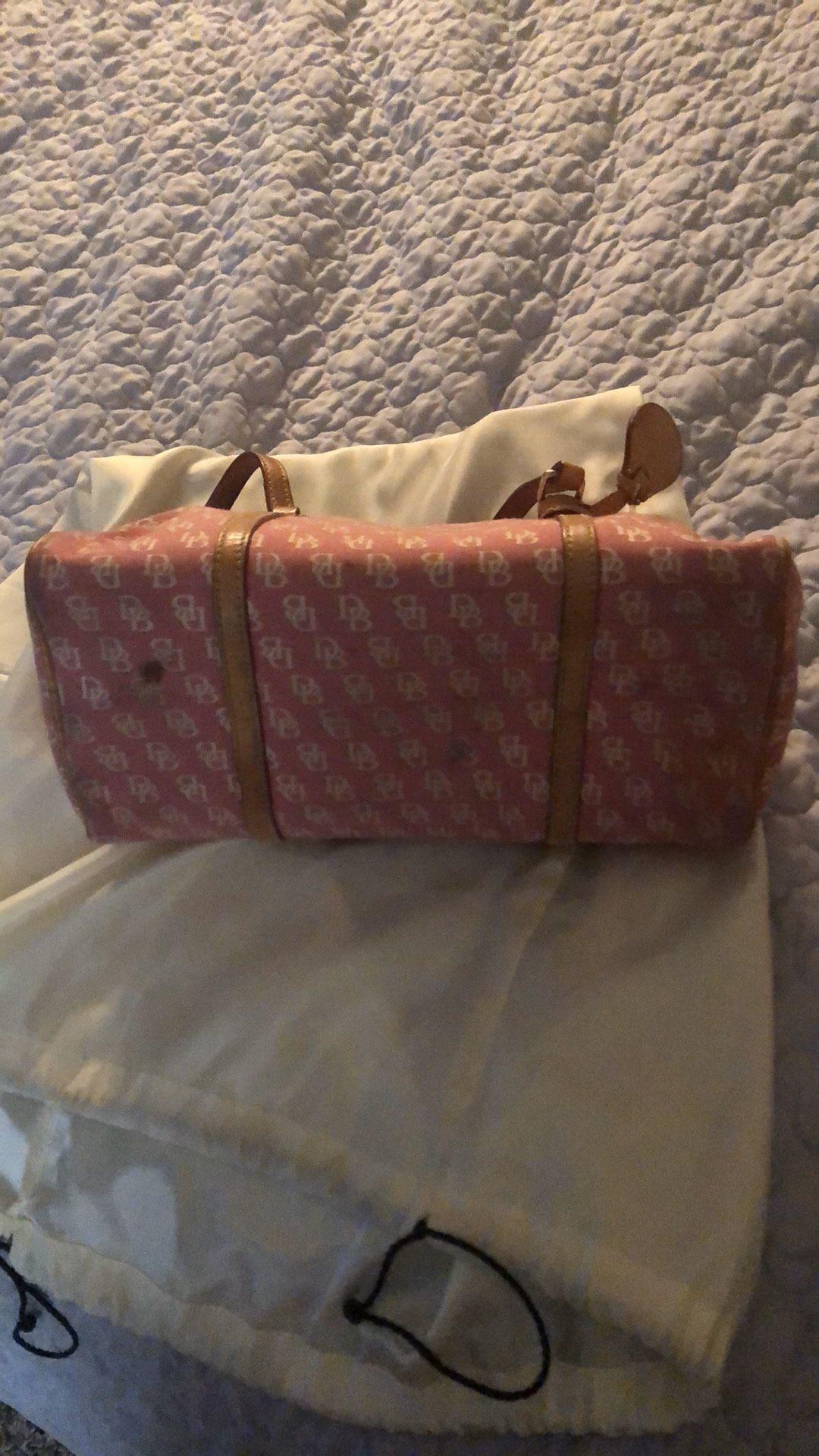 Used Pink Dooney and Bourke small handbag