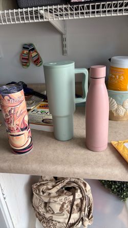 Three Metalhot and cold bottles