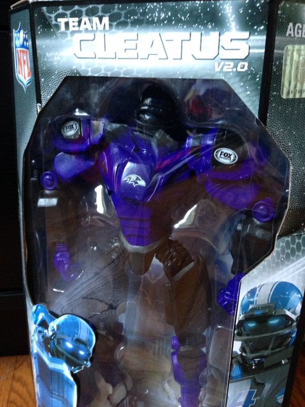 Baltimore Ravens Team Cleatus V2.0 Robot Action Figure / Toy