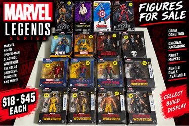 Marvel Legends Figures – Wolverine Spider-Man Punisher X-Men