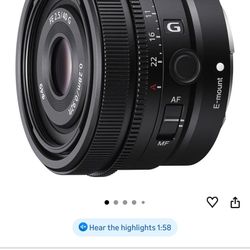 Sony FE 40mm f/2.5 G Lens for E Mount