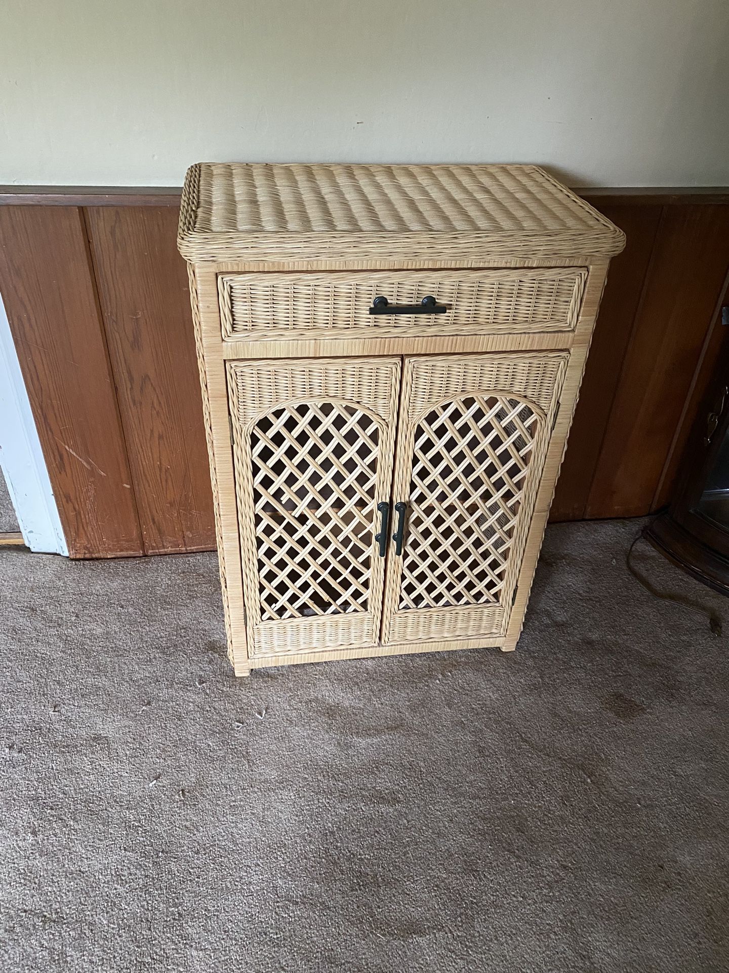 Wicker Cabinet