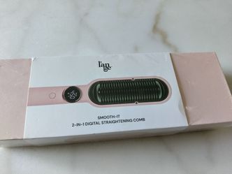 2-In-One Digital Straightening Comb In Box