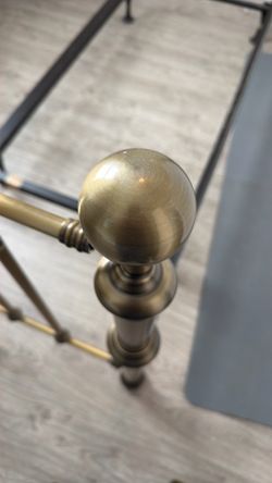 Brass bed frame (Queen)