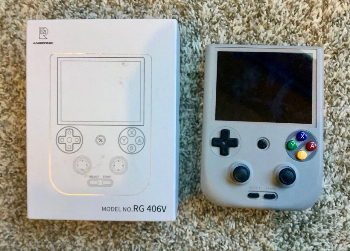 Anbernic RG406V ips touchscreen vertical retro gaming handheld 
