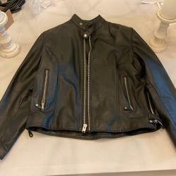 Men’s Leather Motorcycle Jacket 