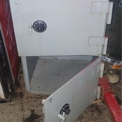 Heavy Duty Dual Door Solid Steel Safe w/Combos