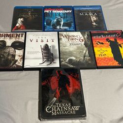 Horror Movie DVD Blu-ray Lot Of 8