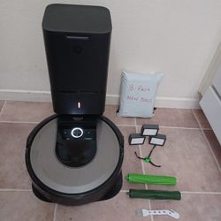 iRobot Roomba i8 Robotic Vacuum - Self Emptying - Includes Extra Filters, Rollers, and 8 NEW bags
