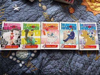 Hunter x hunter manga volumes 2-6