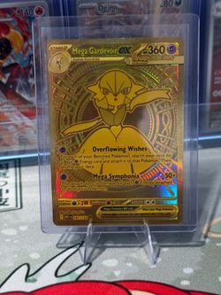 Mega Gardevoir ex 187/132 Mega Evolution Gold Hyper Rare Holo Near Mint Pokemon