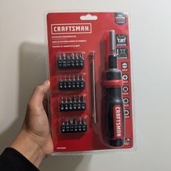 CRAFTSMAN 26-piece 6-inch Multi-bit Ratcheting Screwdriver Set brand new in the box ☑️