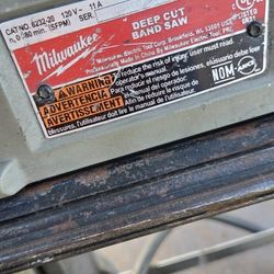 Milwaukee Bandsaw  