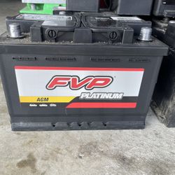 Car battery group size 48 H6 AGM