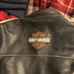 Harley Davidson Leather Jacket.  