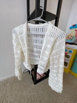 New SHEIN crochet cardigan size medium